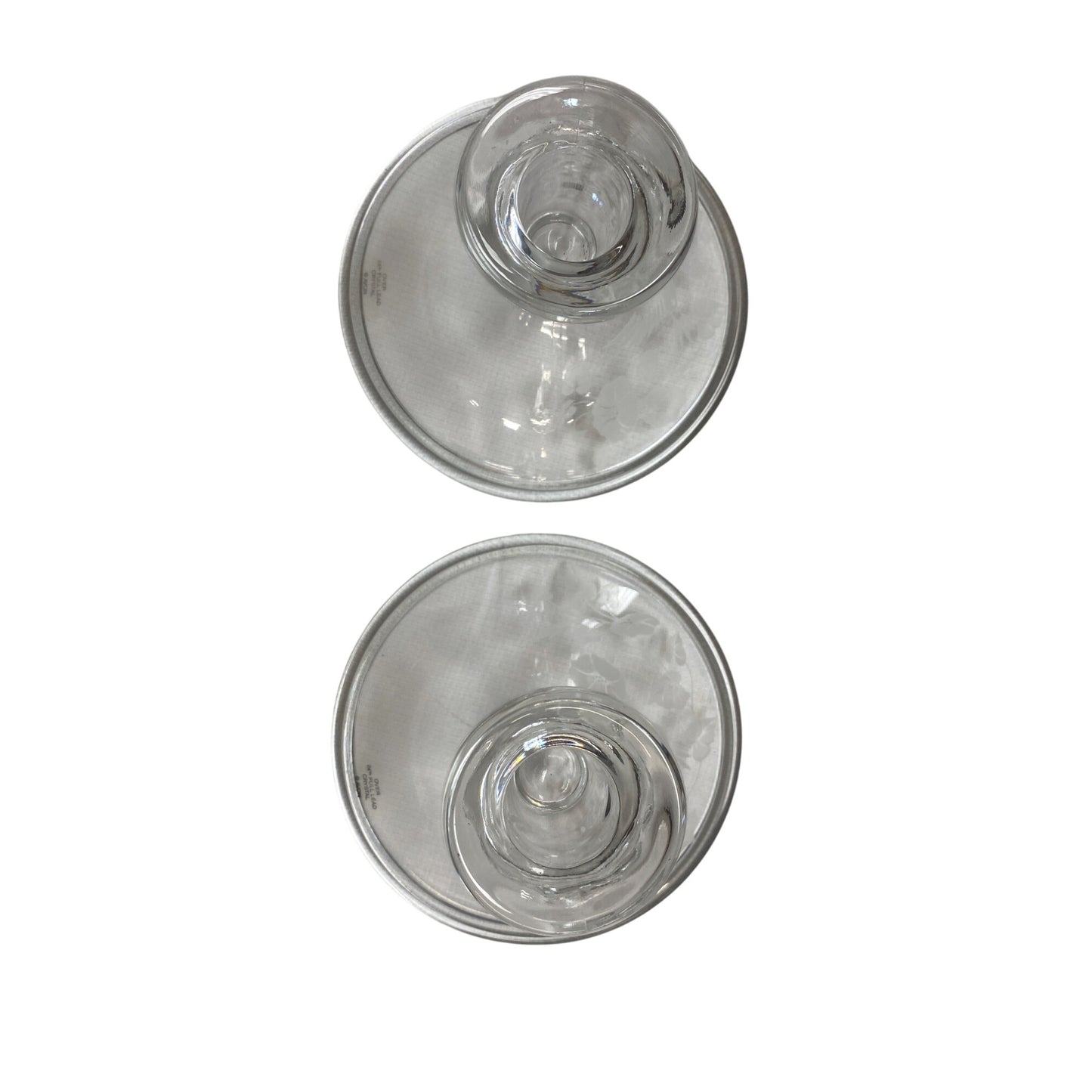 Avon 24% Lead Crystal Candle Holders