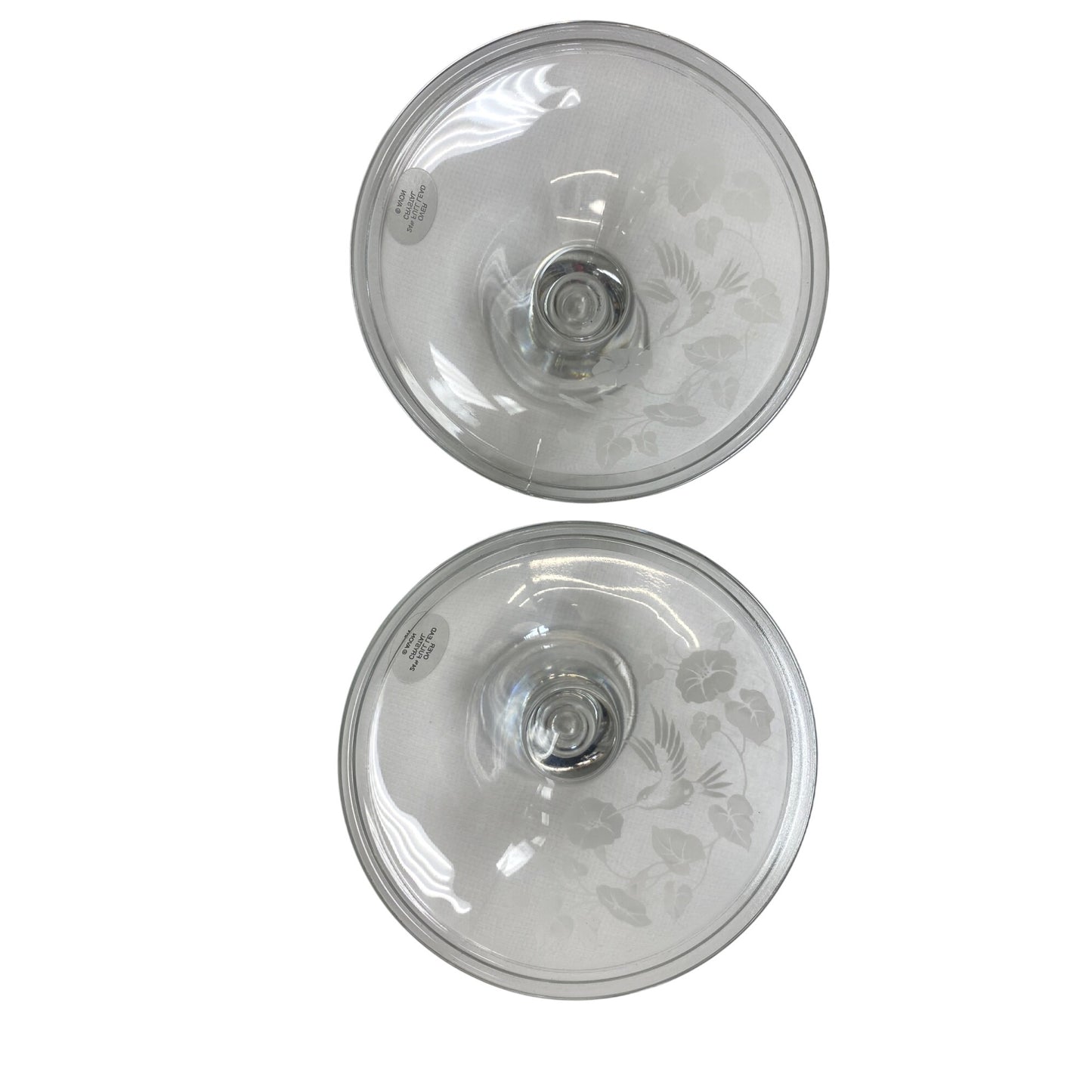 Avon 24% Lead Crystal Candle Holders