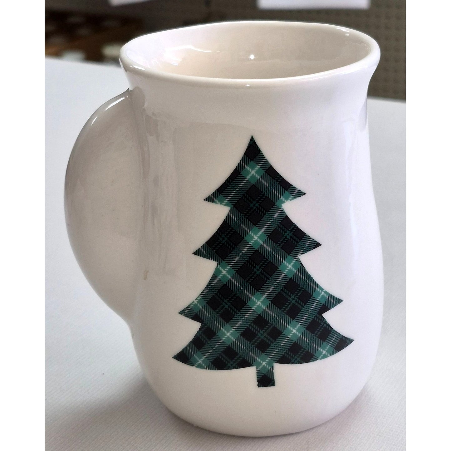 Holiday Plaid Tree Mug