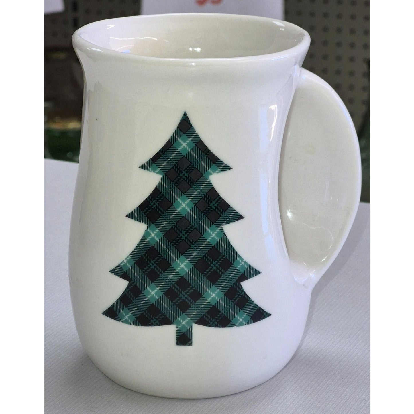 Holiday Plaid Tree Mug