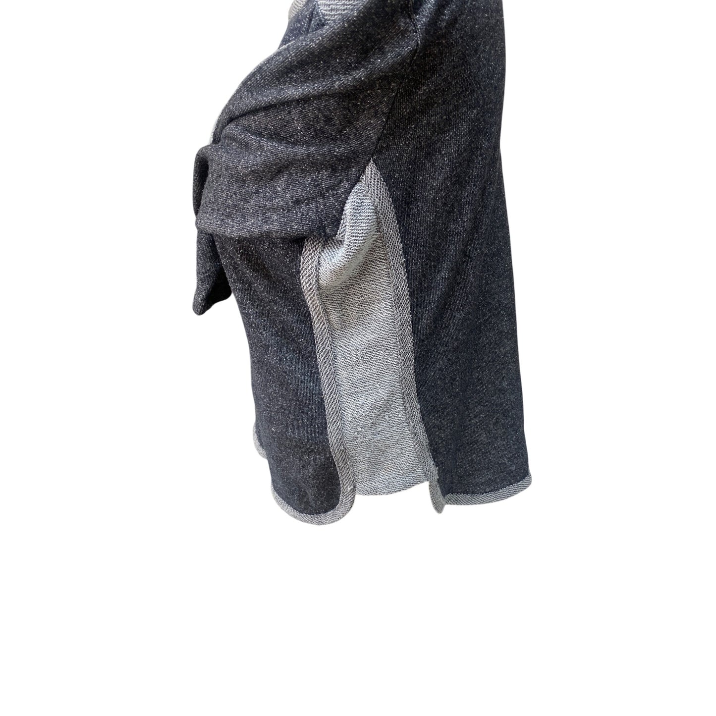 Cathy Daniels Womens Heather Gray & Light Gray Knit Sweater 3/4 Sleeve Relaxed Fit