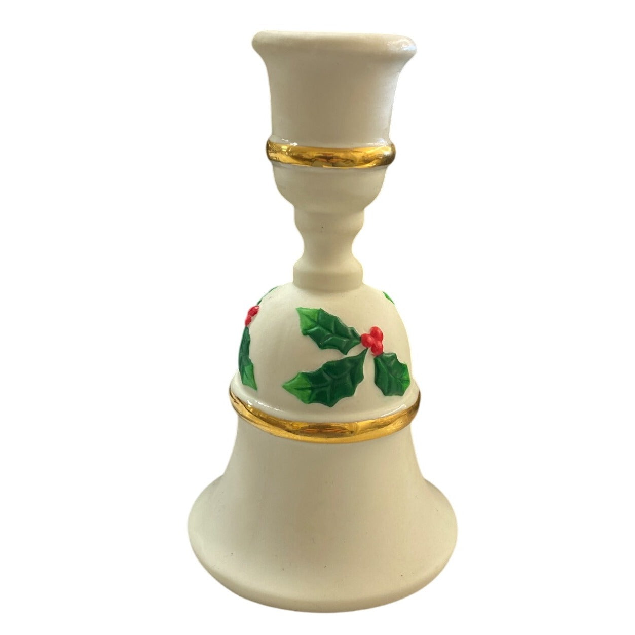 Vintage Ivory Ceramic Bell