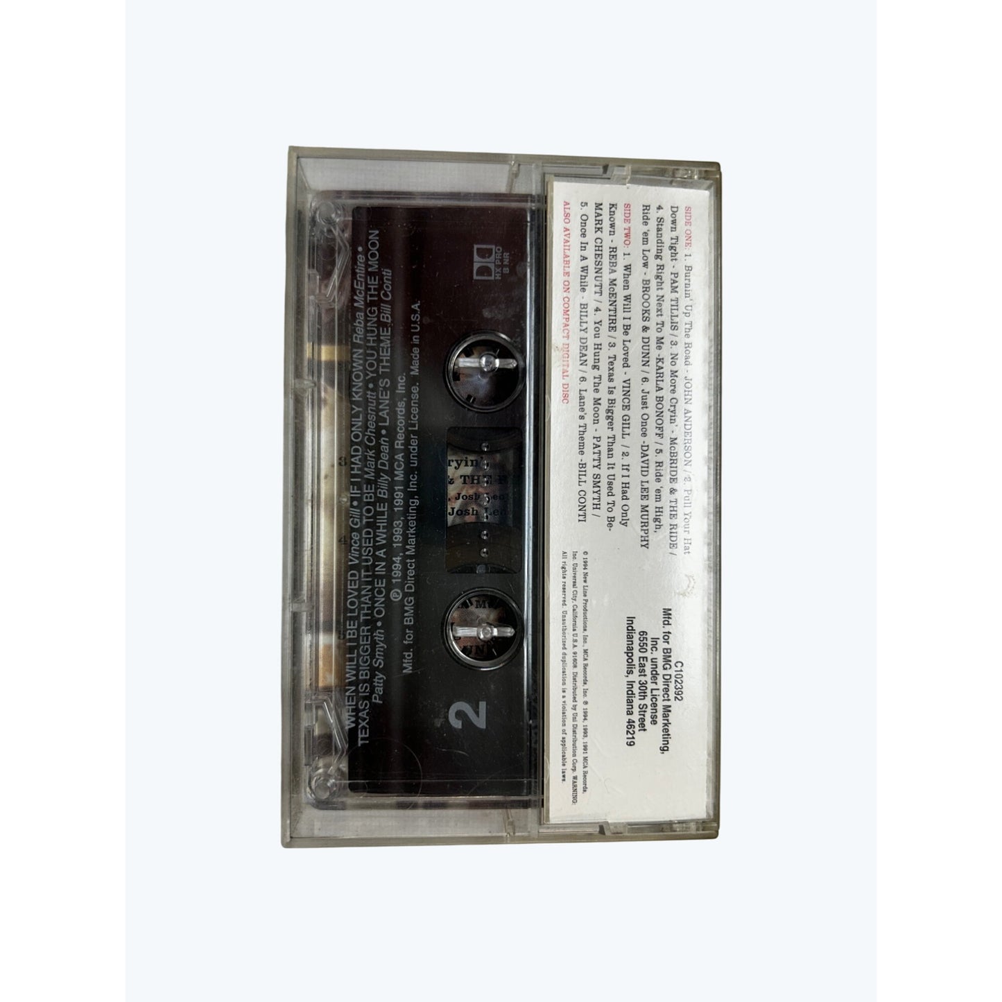 Set Of 3 Cassette Tapes: 8 Seconds Soundtrack Diamond Rio IV Contemporary Country 1990s