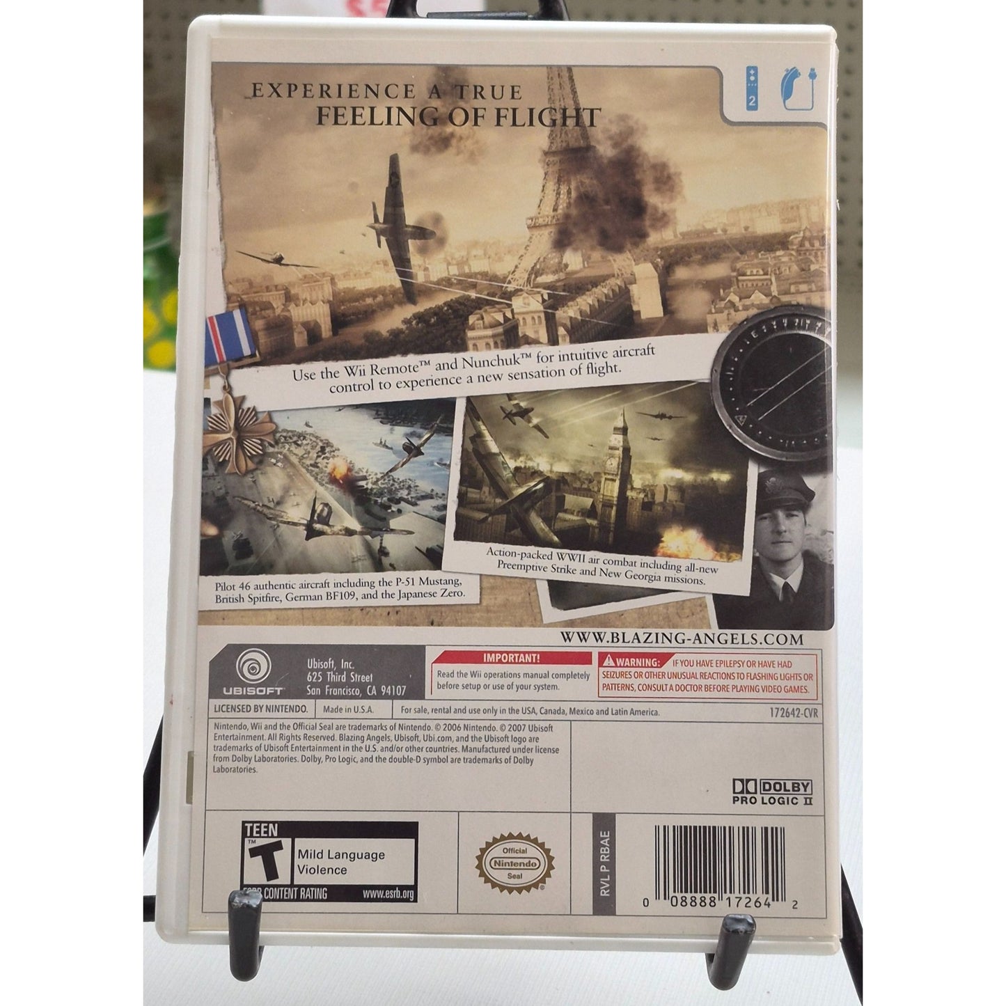 Blazing Angels: Squadrons Of WWII For Wii