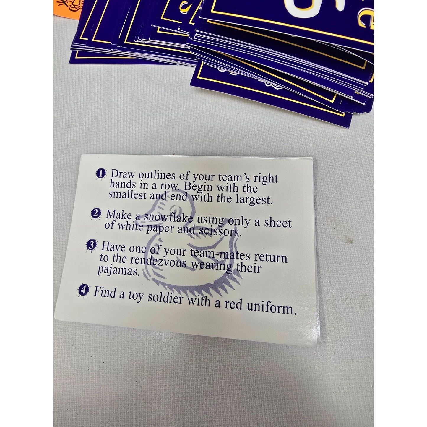 Kids Scavenger Hunt Scaventure Find Game Non-Electronic Fun 2007 Ages 6-12