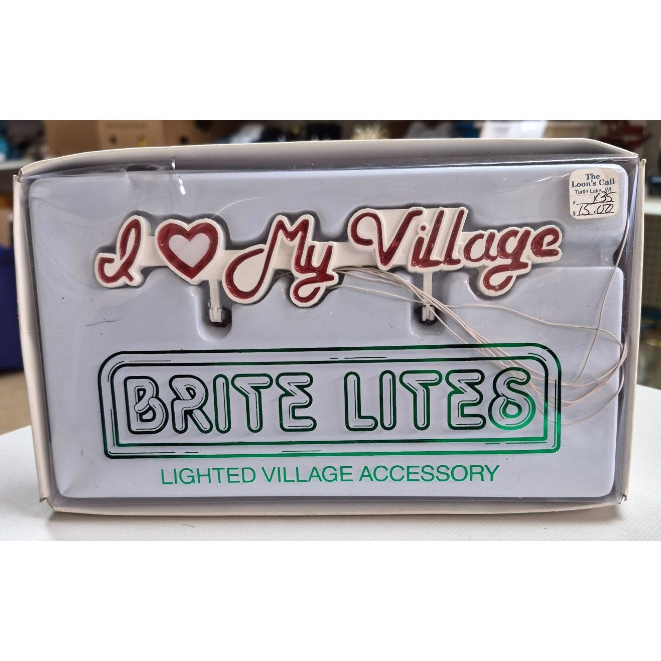 I Love My Village Brite Lites Lighted Village Accessory By Department 56