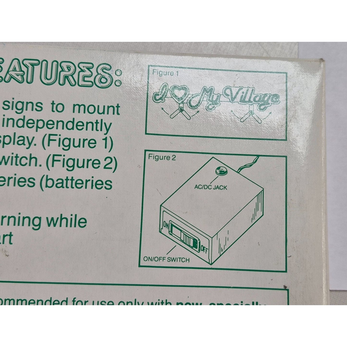 I Love My Village Brite Lites Lighted Village Accessory By Department 56