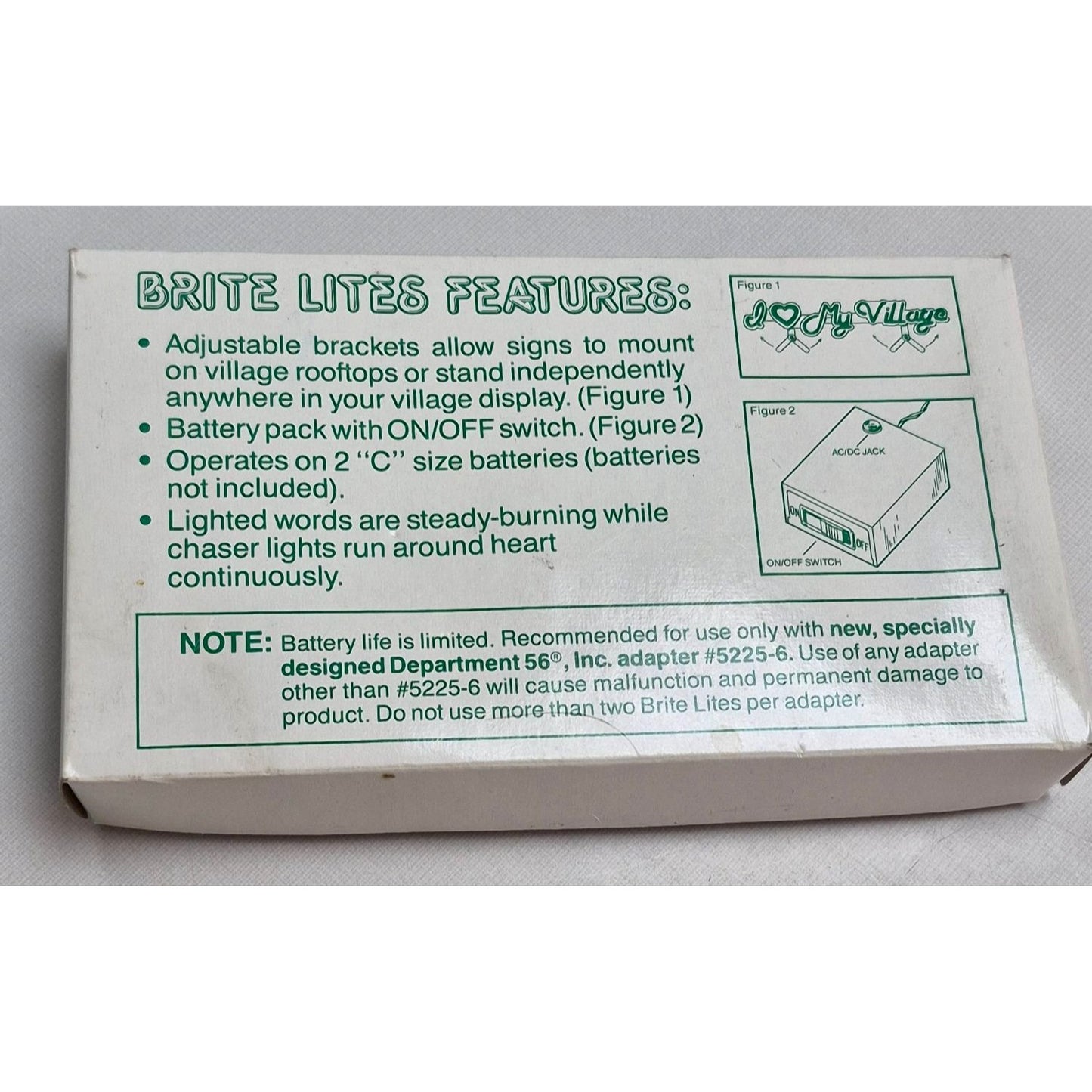 I Love My Village Brite Lites Lighted Village Accessory By Department 56