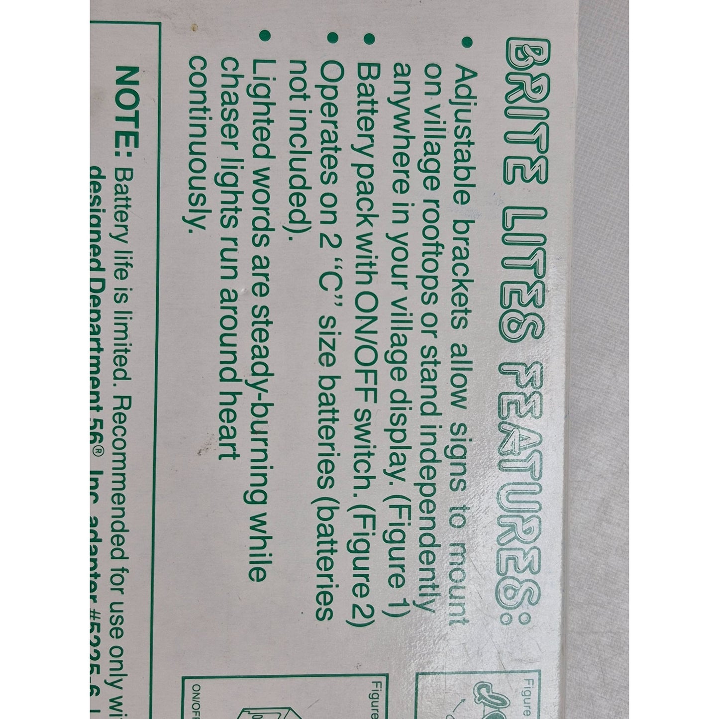 I Love My Village Brite Lites Lighted Village Accessory By Department 56