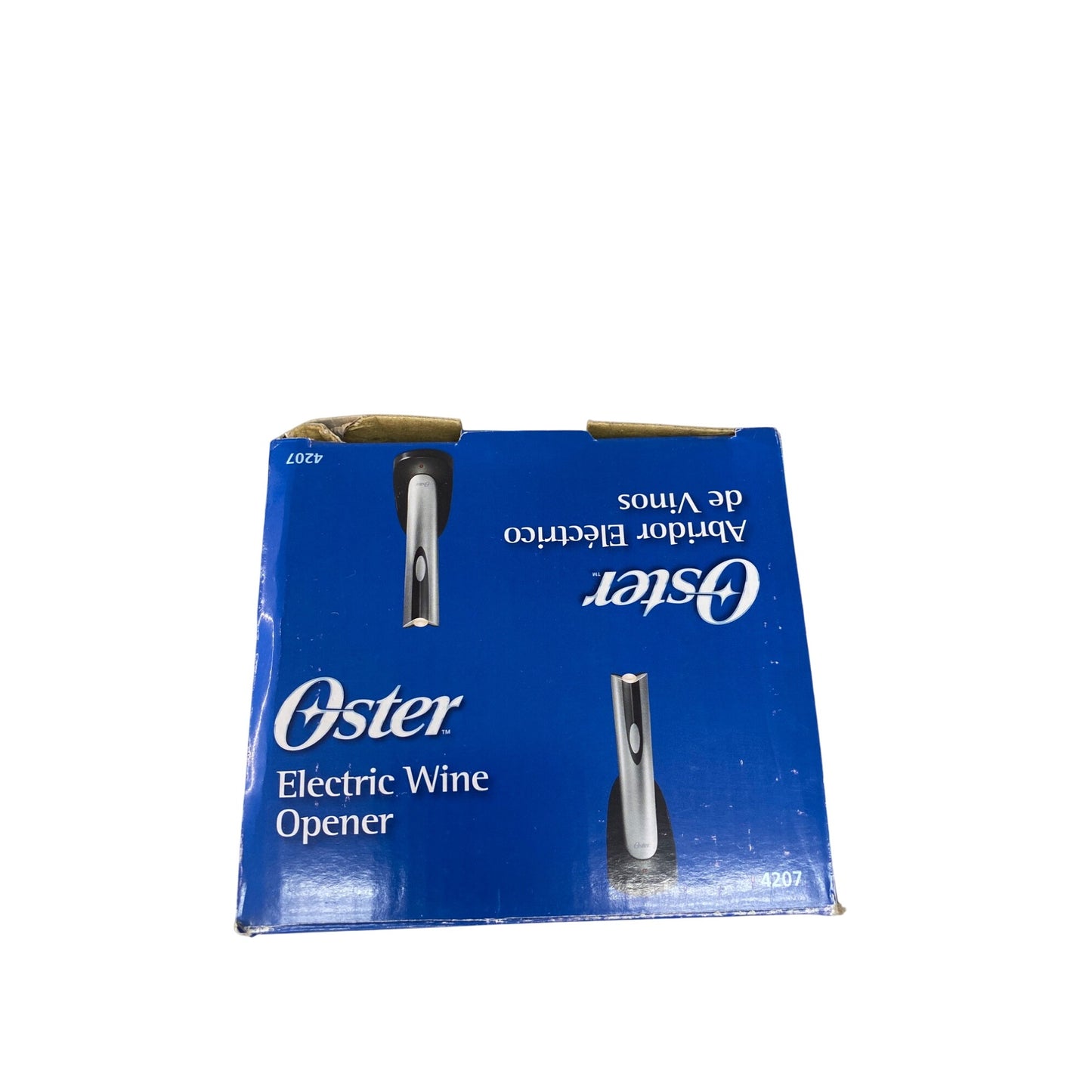 Oster Electric Wine Opener Rechargeable Cordless Soft Grip Handle With Foil Cutter & Wine Seal Removal Tool