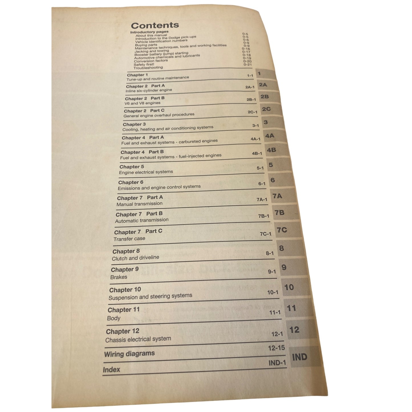 Dodge Pick-Ups Automotive Repair Manual 1974-1993 Haynes 30040