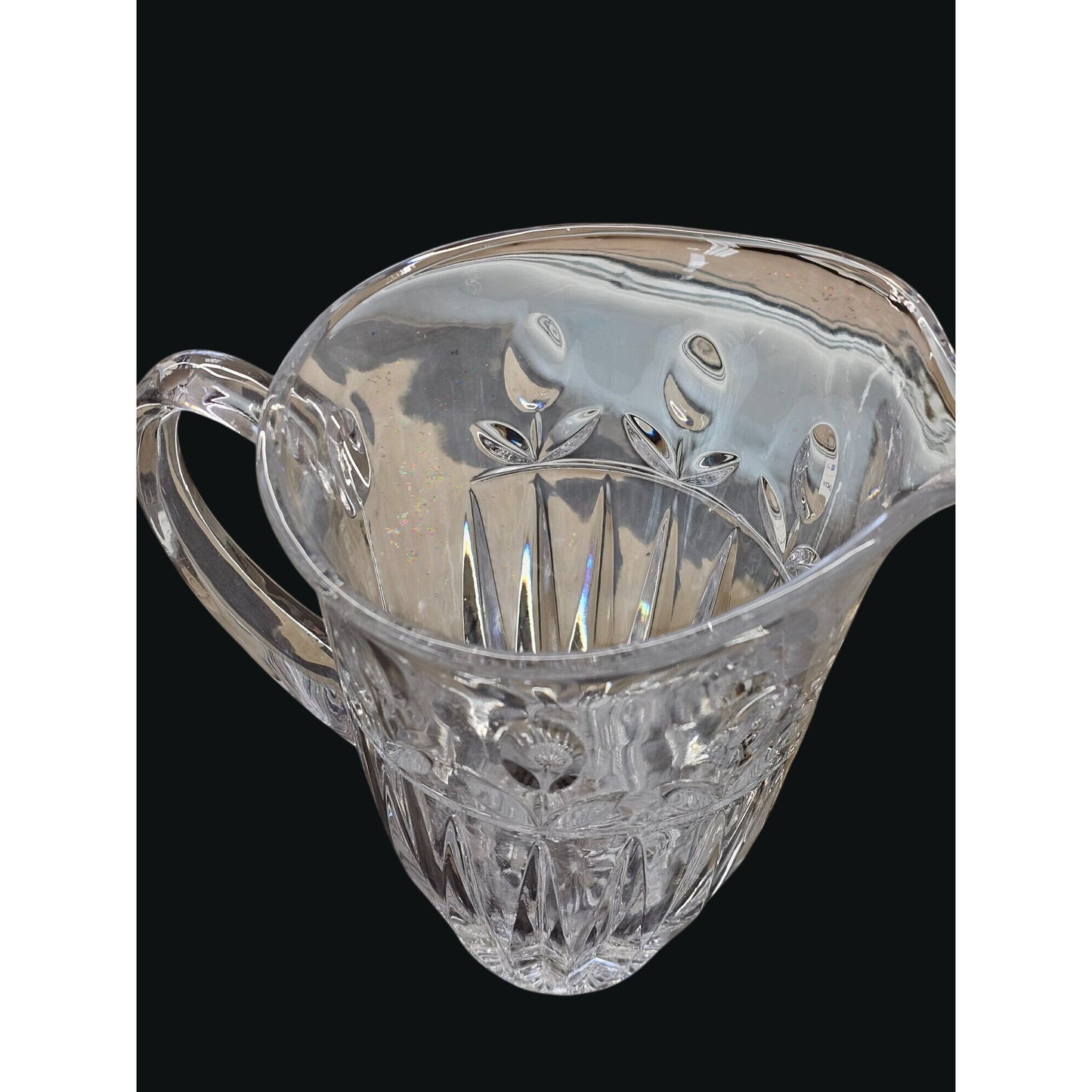 Block Crystal Tulip Garden Pitcher