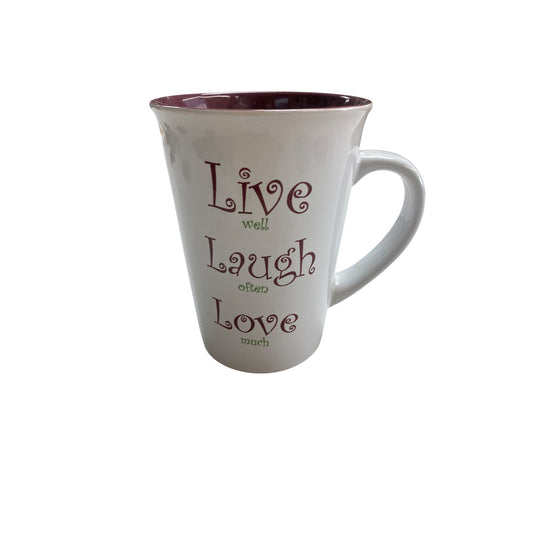 Live Laugh Love Ceramic Mug By Liberty