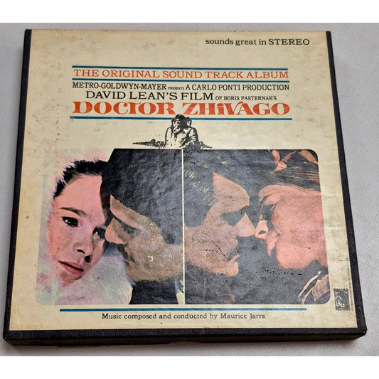 Doctor Zhivago Original Soundtrack Reel-To-Reel Tape MGM Stereo Music By Maurice Jarre Vintage Collectible 7 1/2 IPS