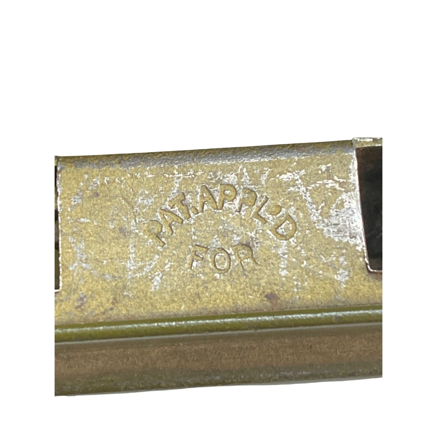 Vintage Green Bankers Metal Lockbox With Handle