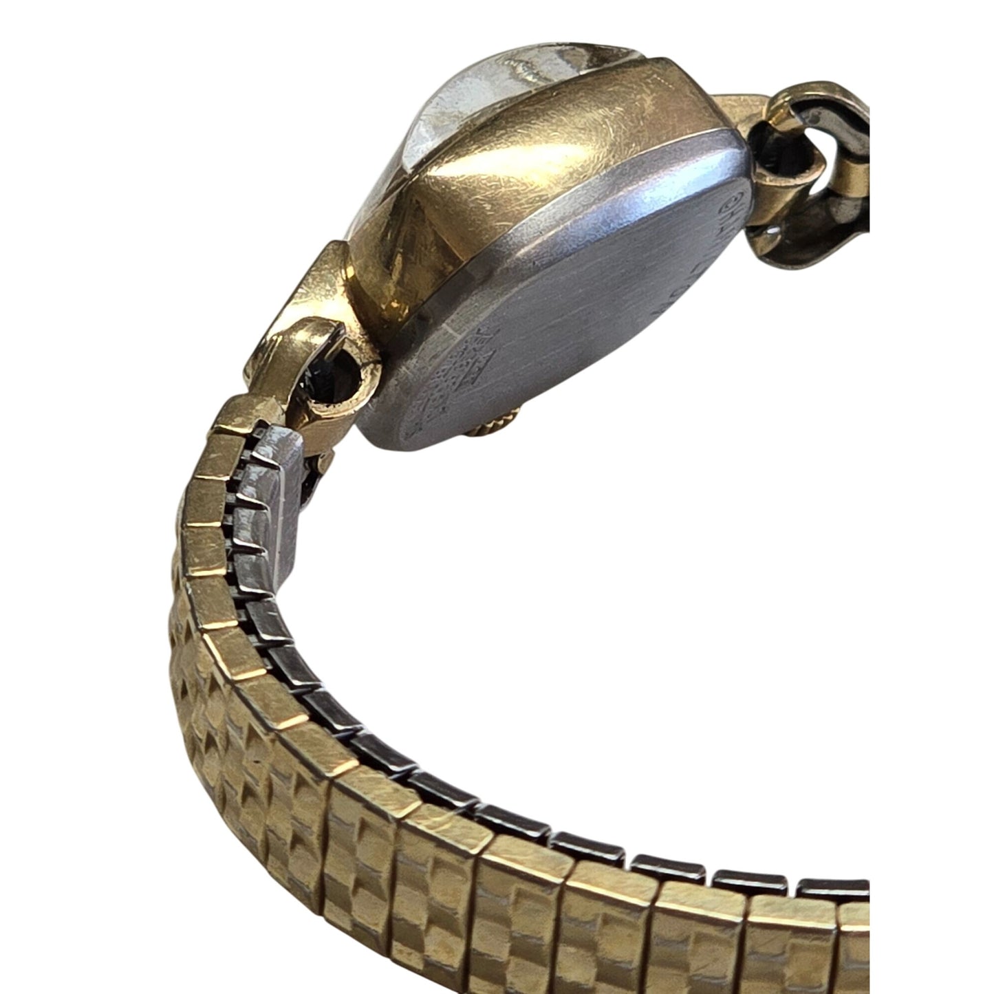 Vintage Hamilton Ladies Wristwatch 10K R.G.P. Bezel & Stainless Steel Back