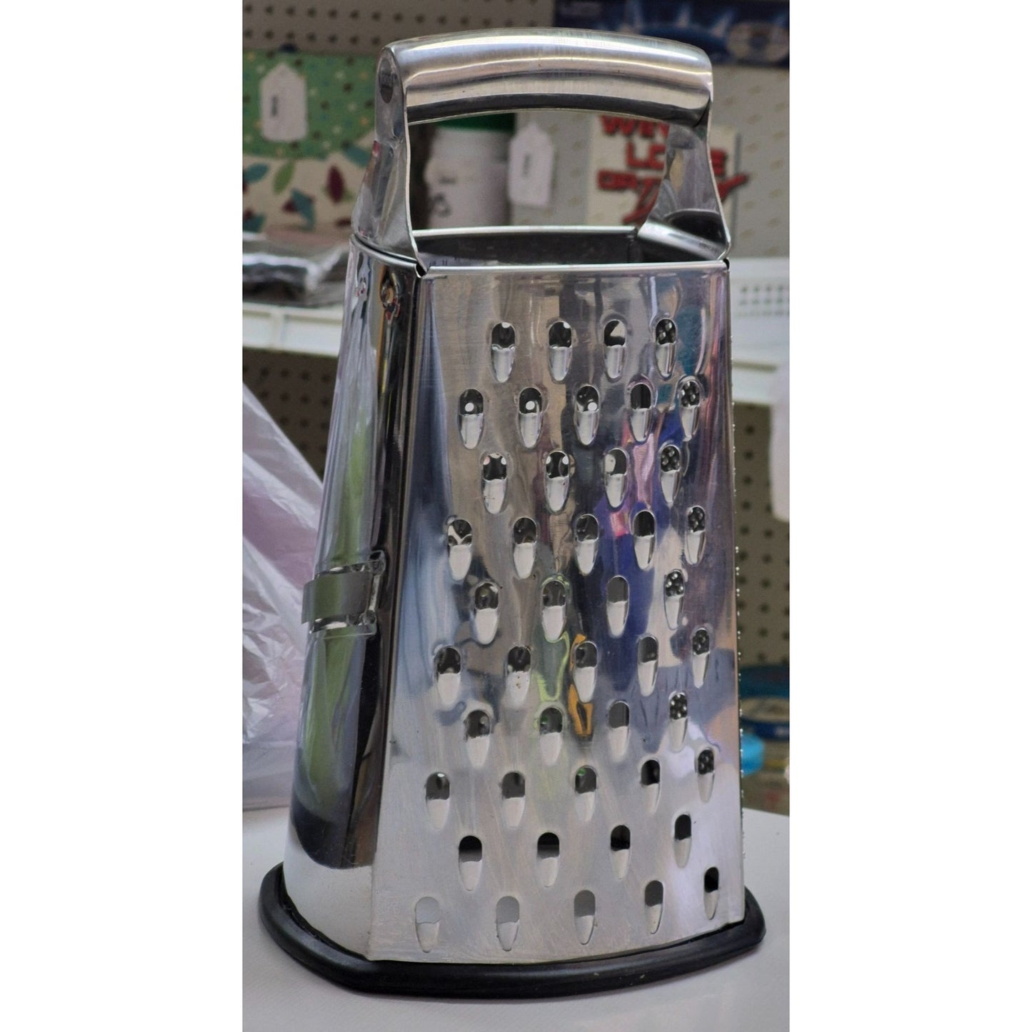 Food Network Stainless Steel Box Grater With Rubber Foot