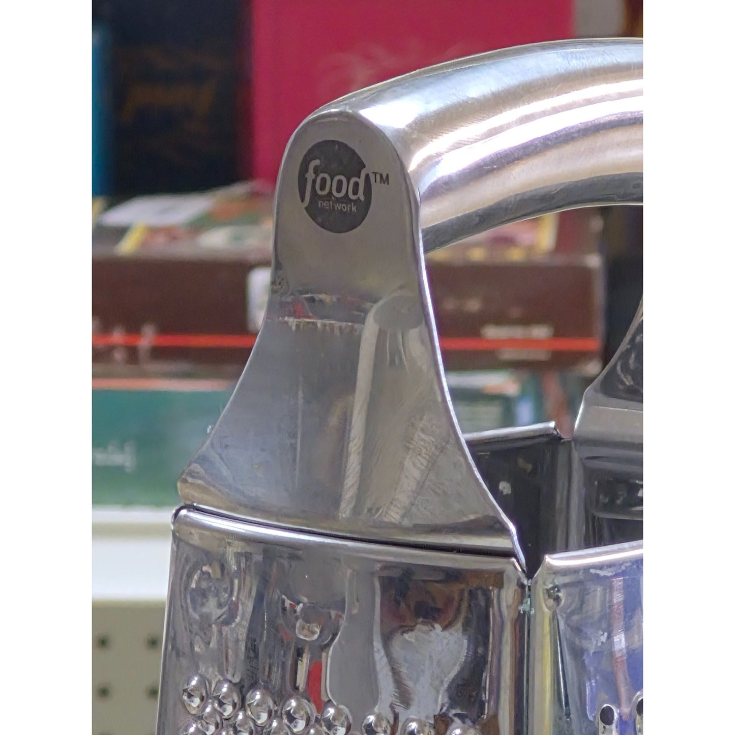 Food Network Stainless Steel Box Grater With Rubber Foot