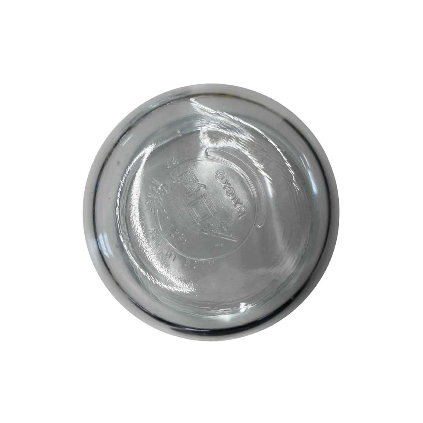 Set Of 2 Clear Glass Custard 6 Oz Bowls