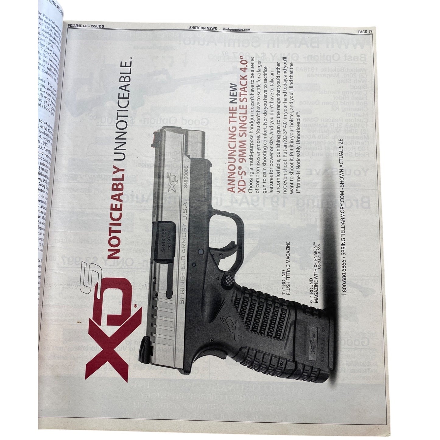 Glock Firearms Catalog Featuring Popular Models Gen 4 19 17 20SF 26 22 23 & 21SF With Specifications