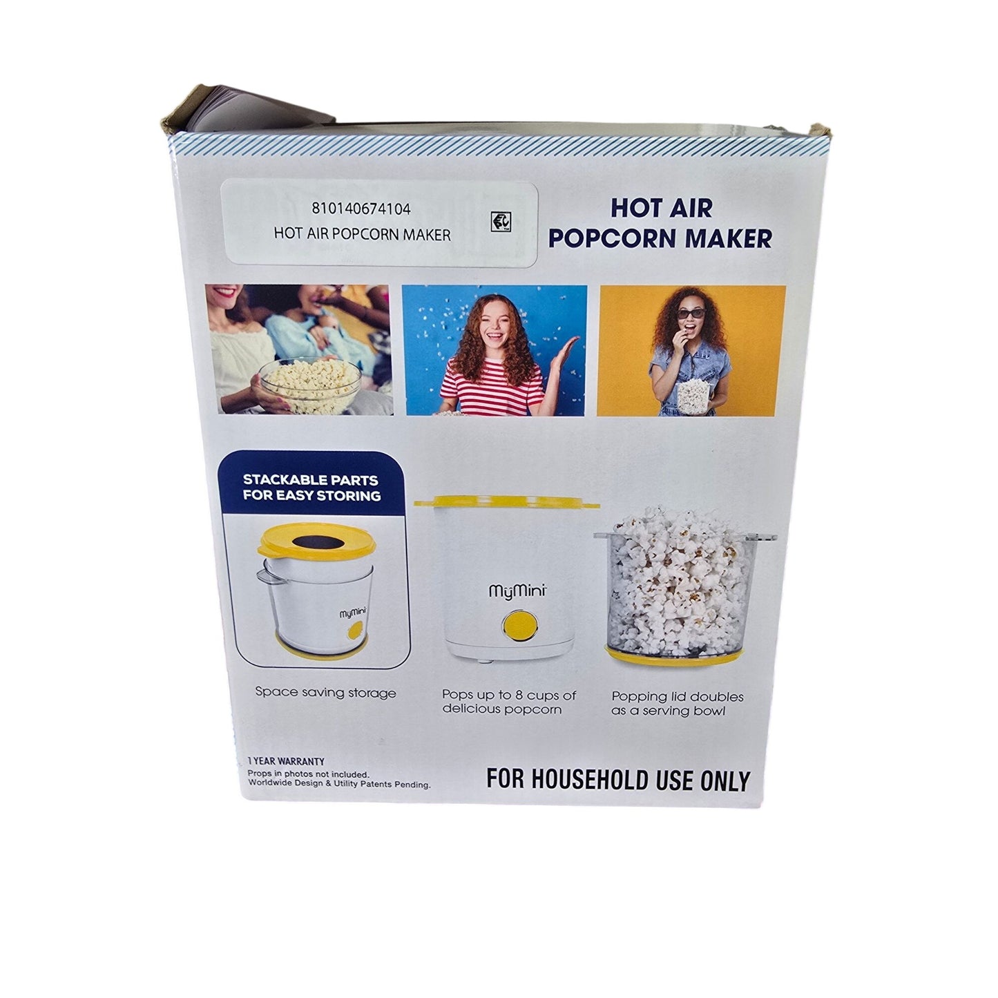 My Mini Hot Air Popcorn Maker  - NEW