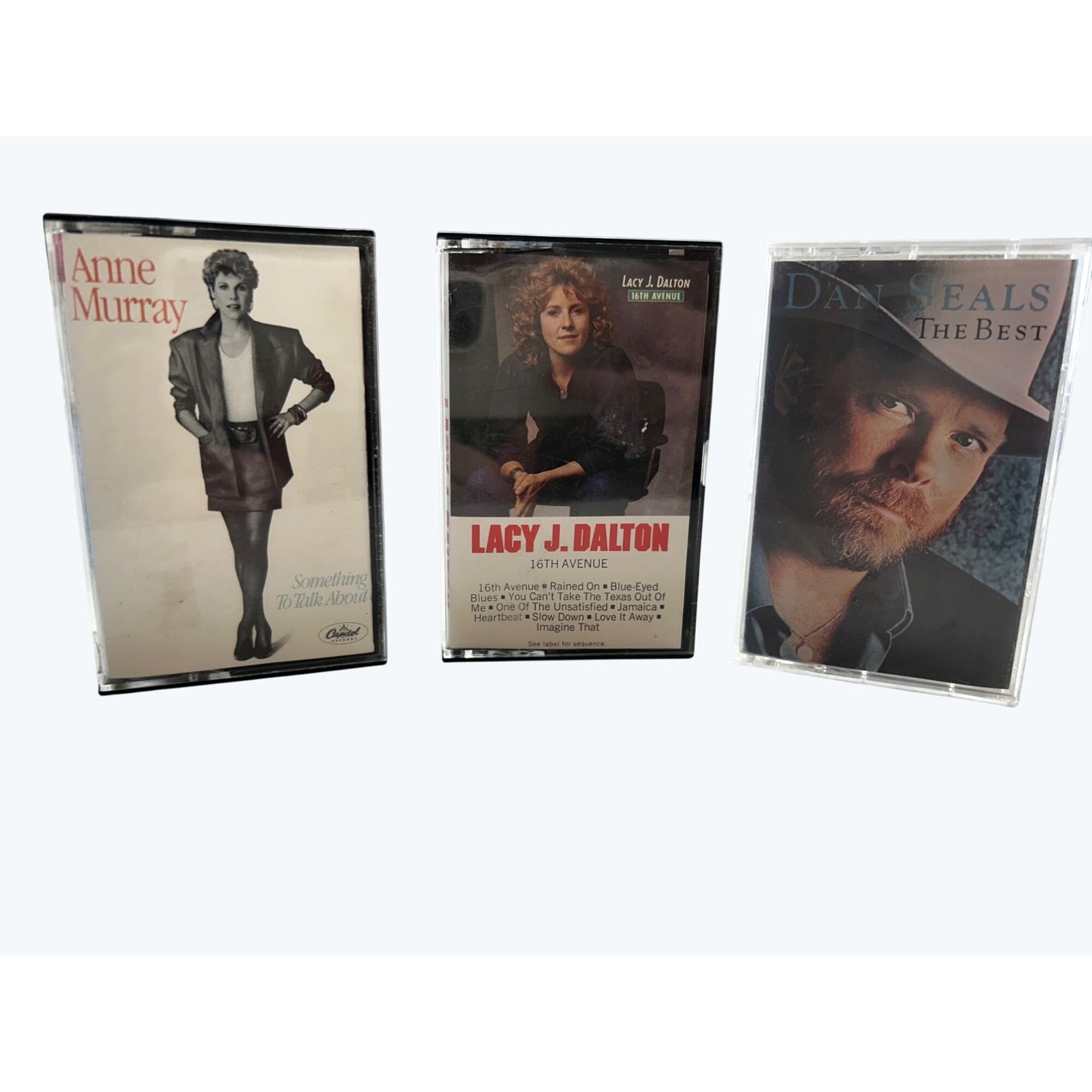 Anne Murray Lacy J. Dalton & Dan Seals Cassette Tapes Set Of 3
