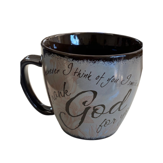 Inspirational "I Thank God For You" Mug By Carson