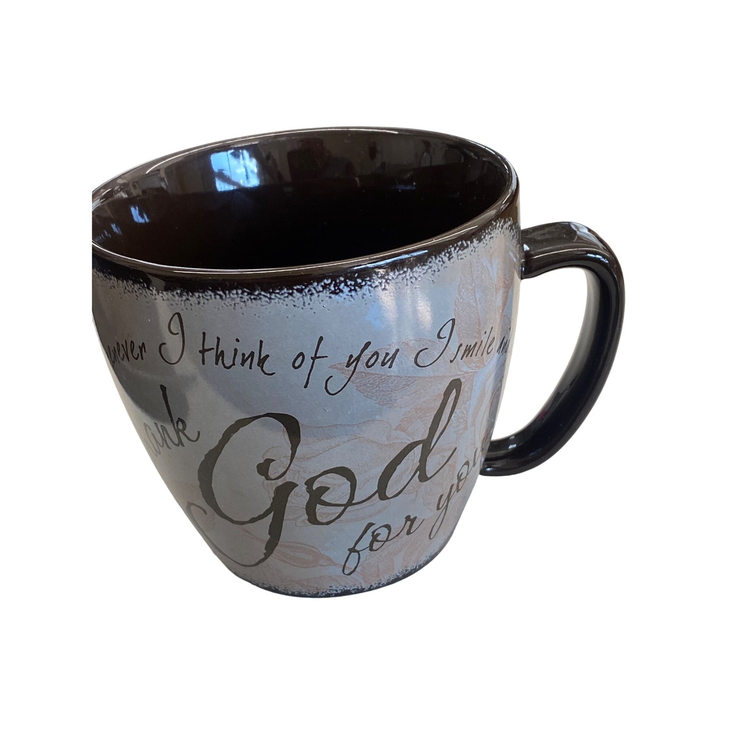 Inspirational "I Thank God For You" Mug By Carson