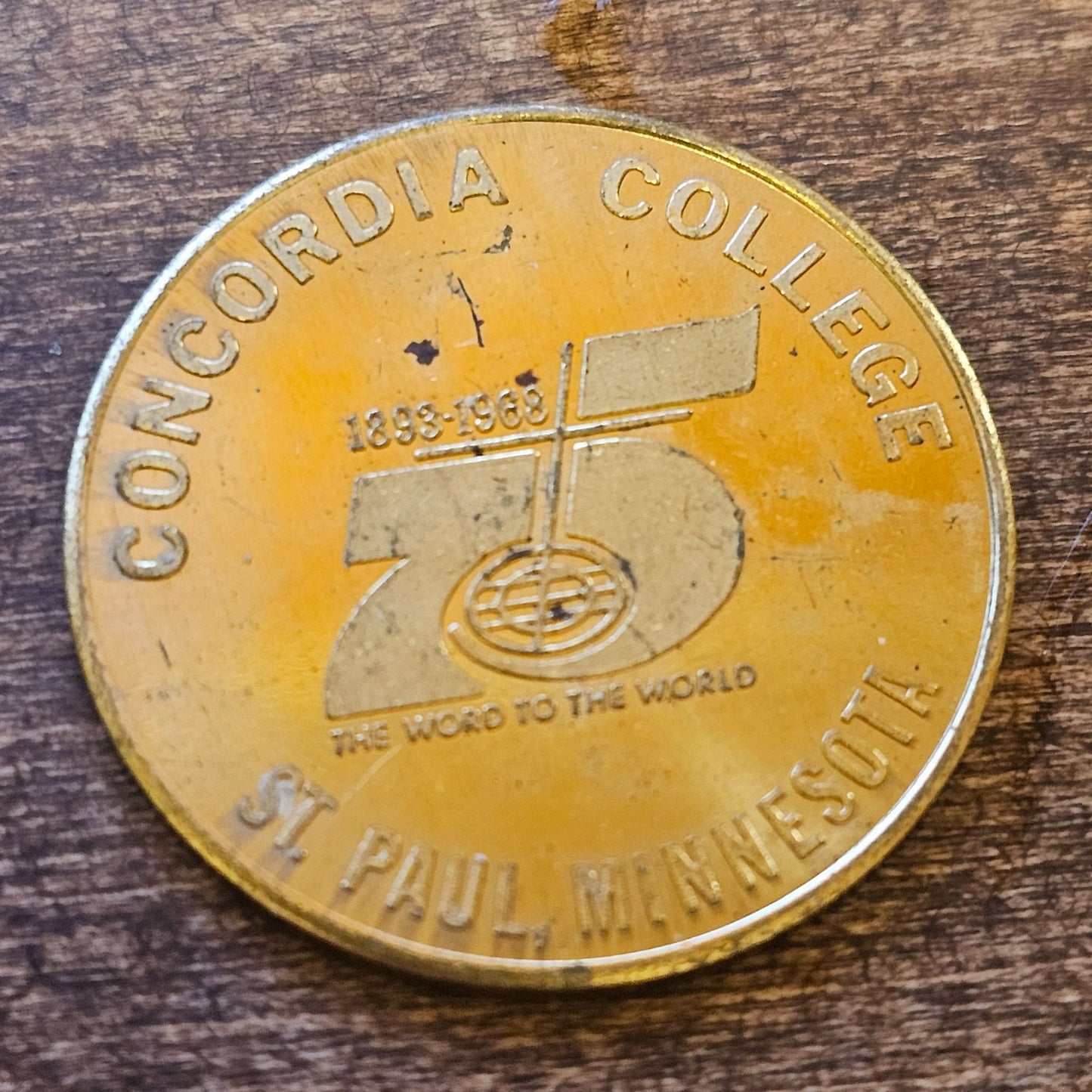 Concordia College 75th Anniversary Gold Commemorative Coin