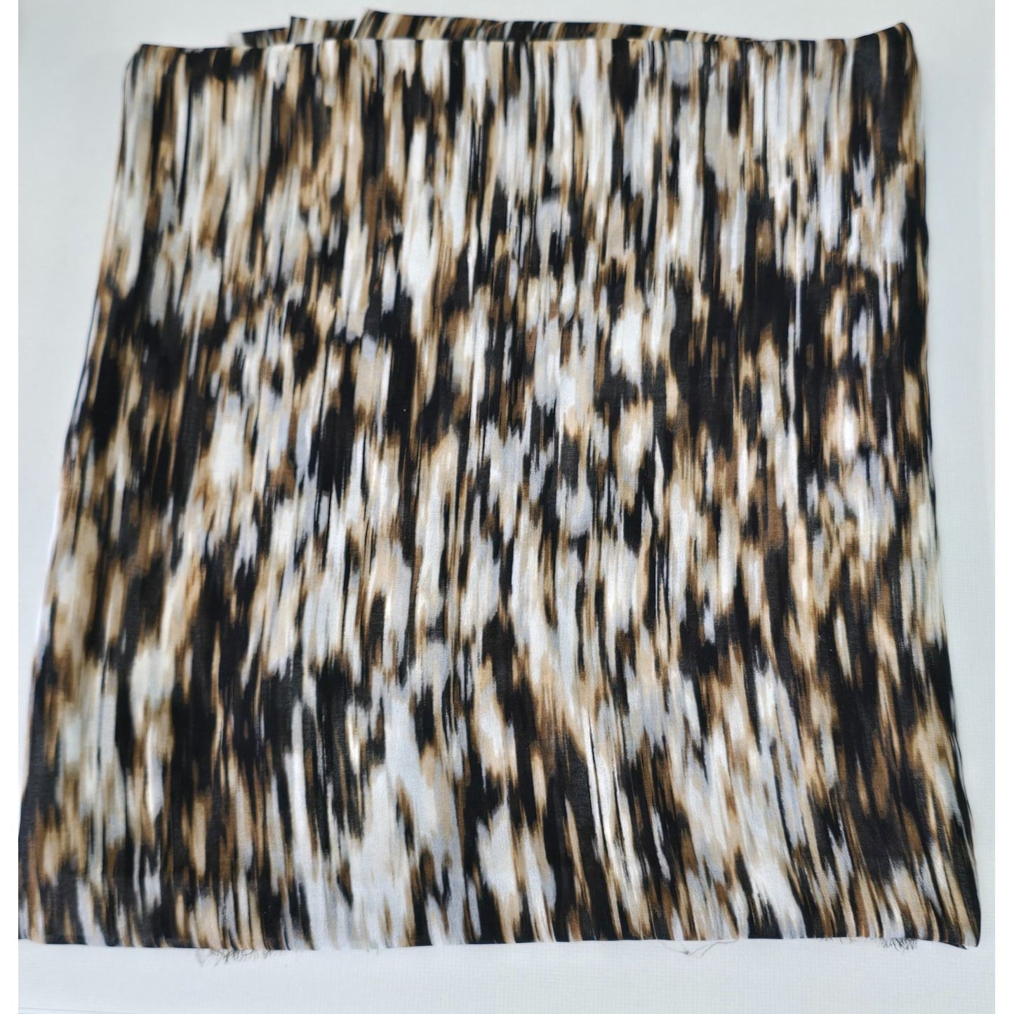 Animal Print Sheer Fabric 60" W 100"L (2.8 yd) Multi Brown Colors