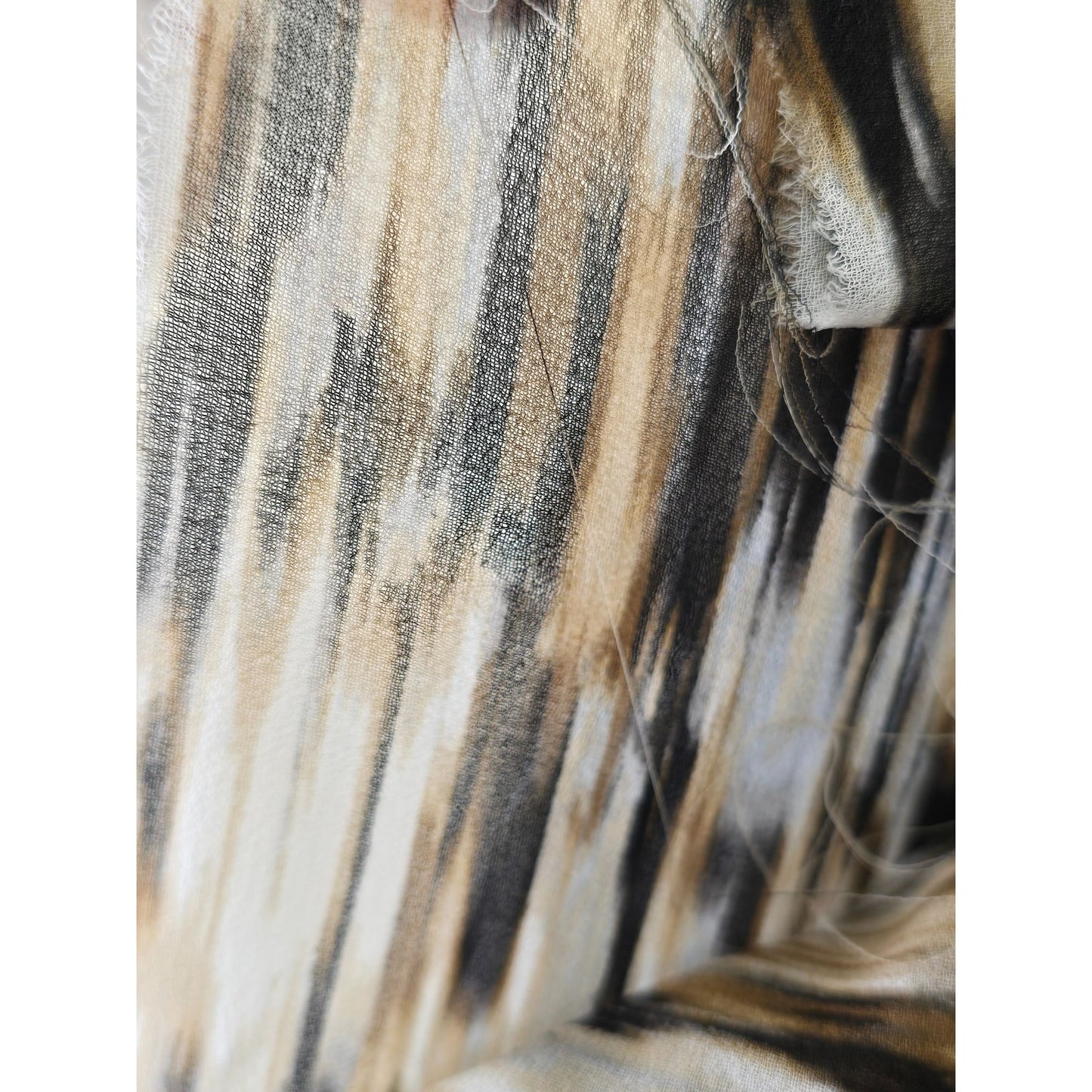 Animal Print Sheer Fabric 60" W 100"L (2.8 yd) Multi Brown Colors