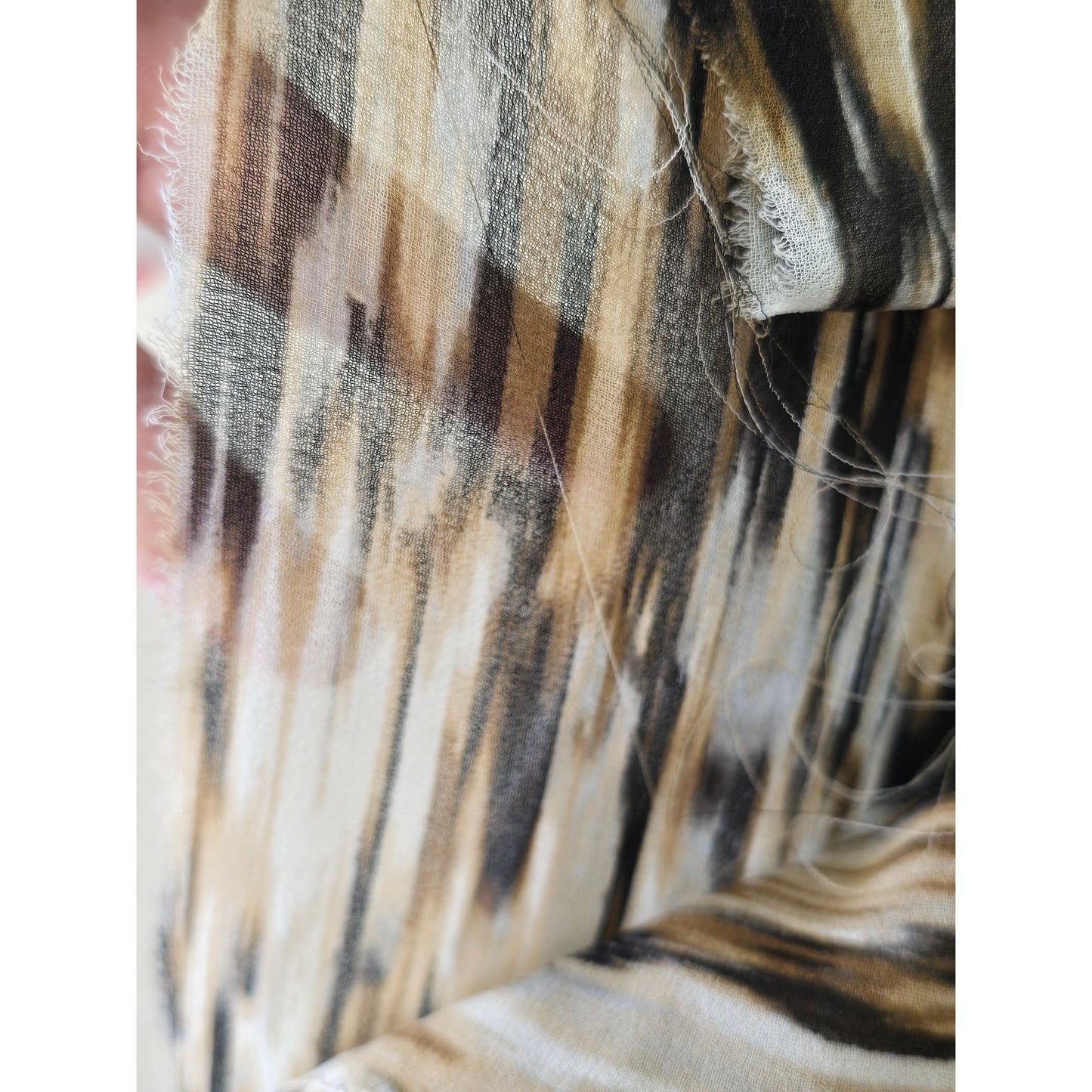 Animal Print Sheer Fabric 60" W 100"L (2.8 yd) Multi Brown Colors