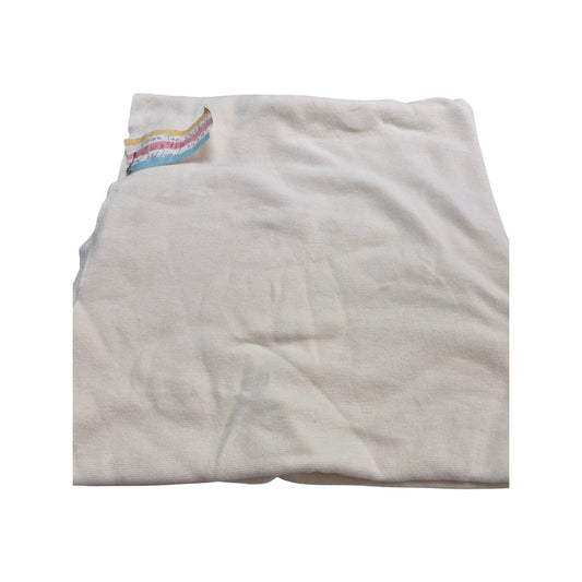 Cream Tee Shirt Knit Fabric 64" W X 41.5" L With Additional Piece 36" X 16" Soft Stretch Material