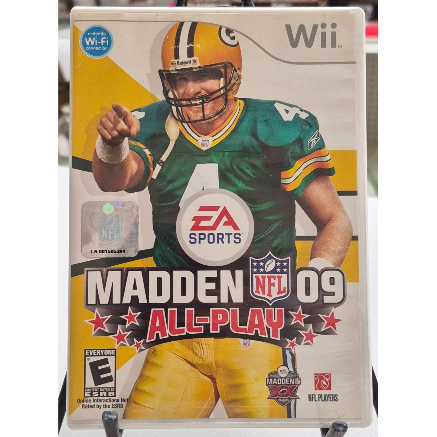 Madden NFL 09 All-Play Wii Game Complete With Manual