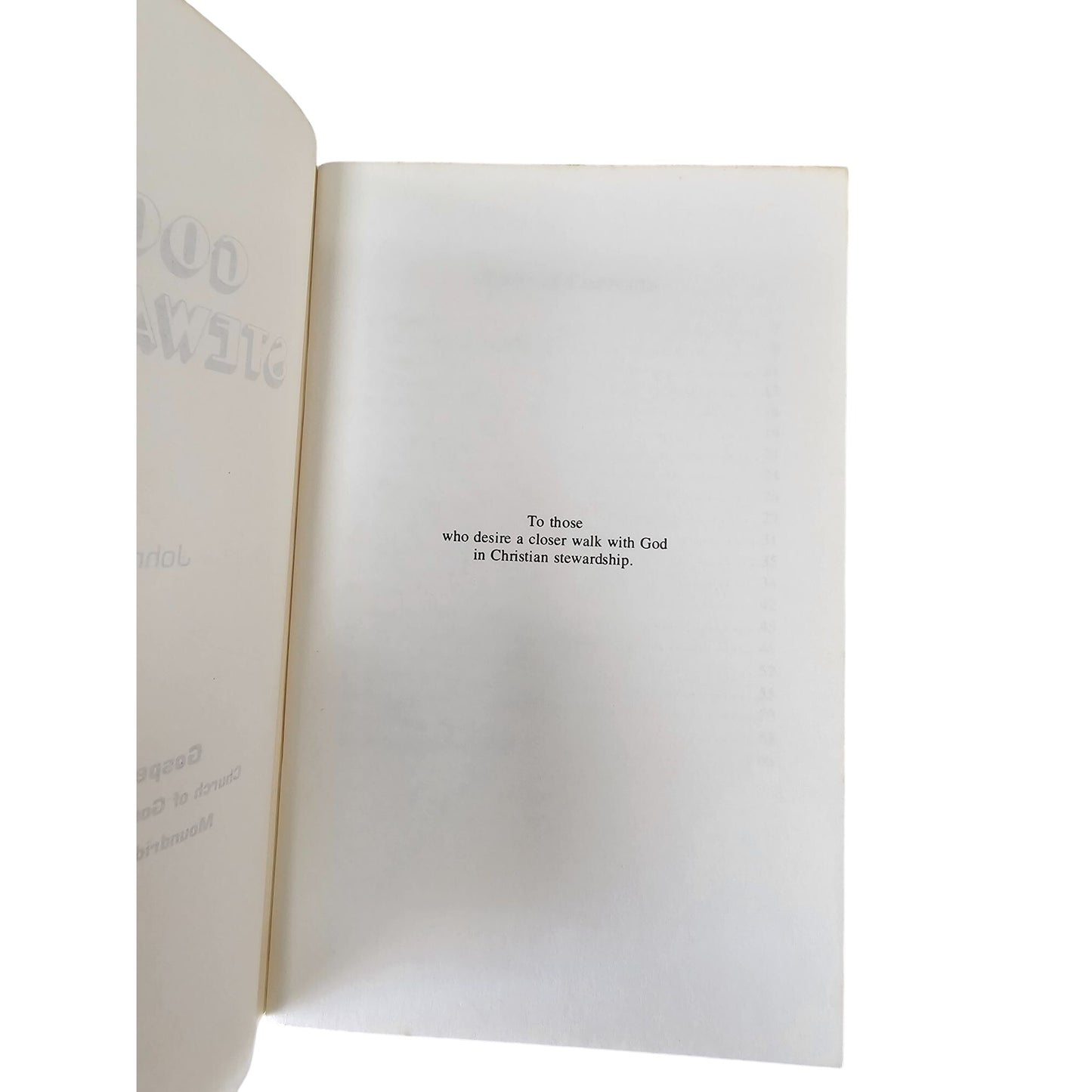 Good Stewards By John Dyck Christian Stewardship Book Vintage Paperback 1970s