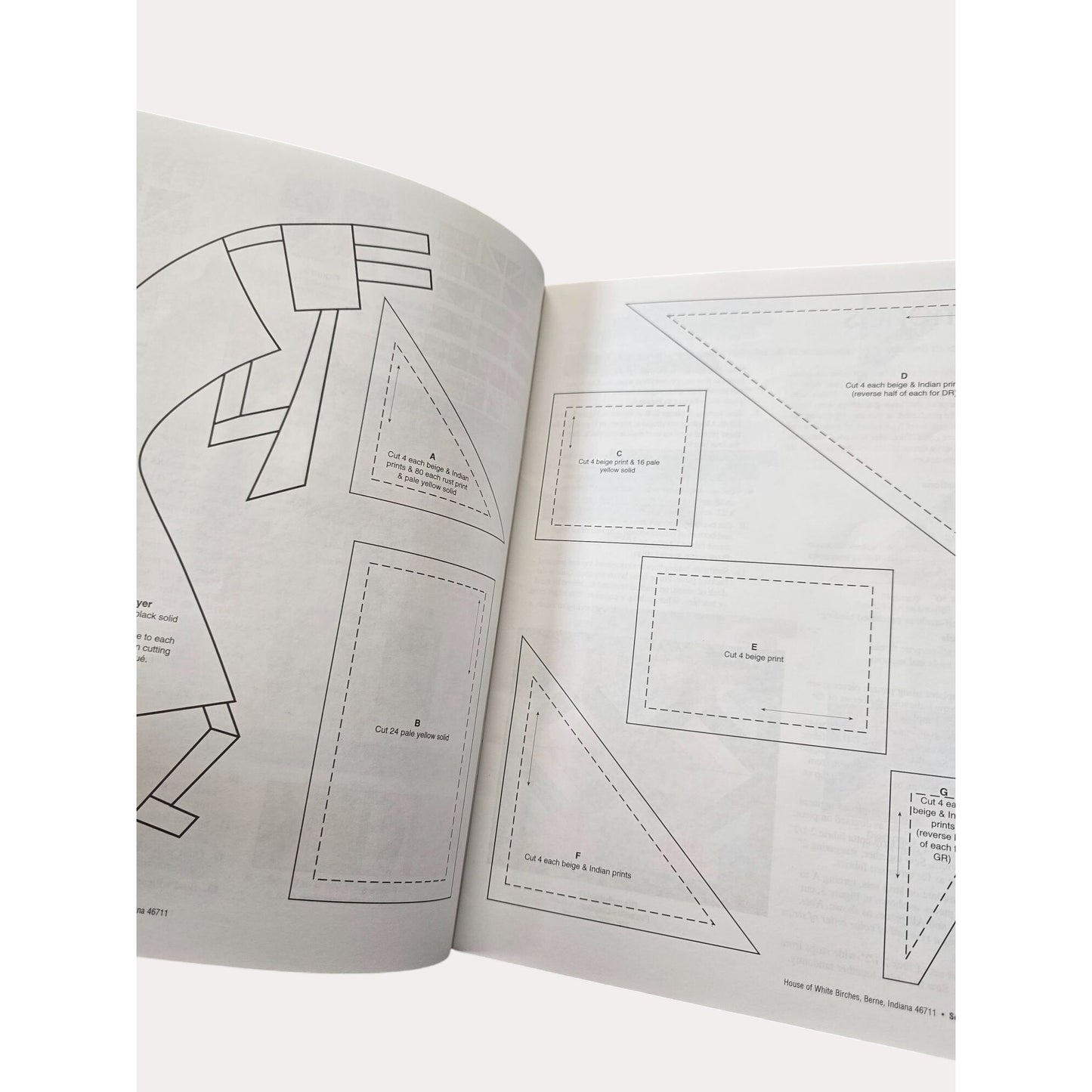 Southwest Quilts Pattern Book With Instructions & Diagrams For Nine Wall Quilts
