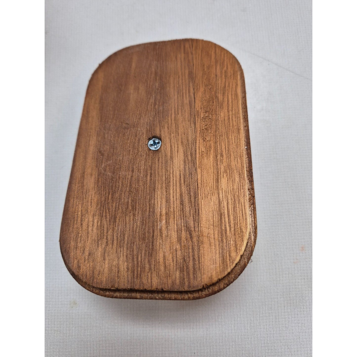 Vintage "Happy Holidays" Tin Canister With Wooden Lid & Snowman Design