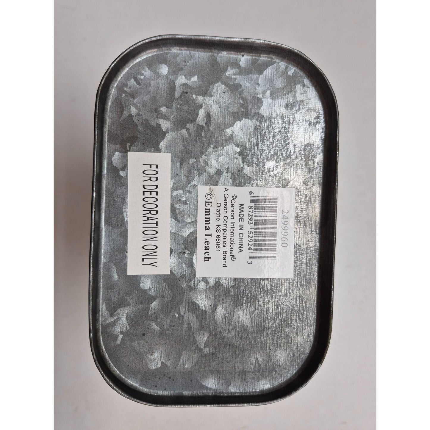 Vintage "Happy Holidays" Tin Canister With Wooden Lid & Snowman Design