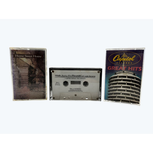 Audio Cassette Tapes Lot Of 3 Home Sweet Home Capitol Records Great Hits Walk Away The Pounds