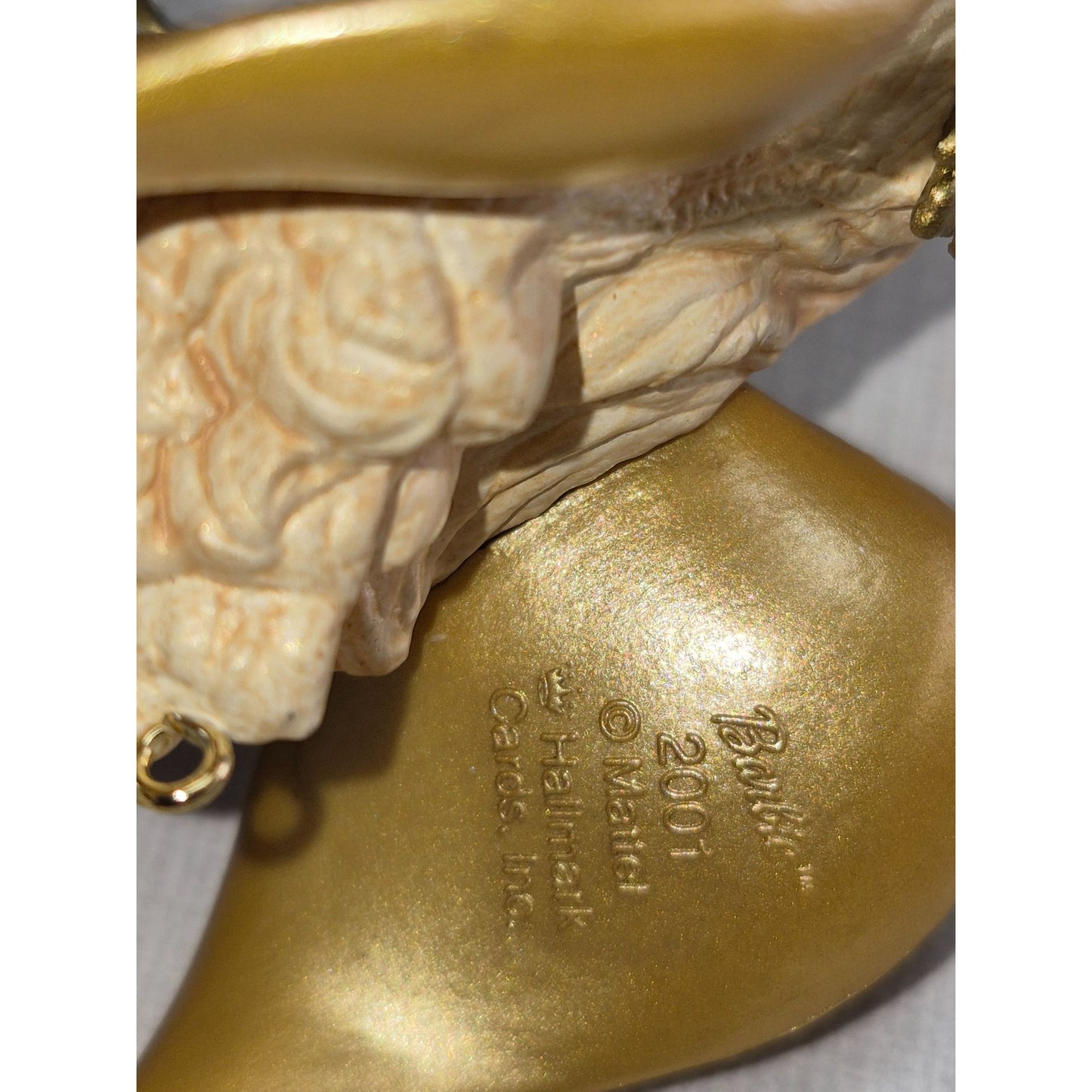 Barbie Angel Ornament By Hallmark Keepsake 2001 Limited Edition Set Of 2 With Box