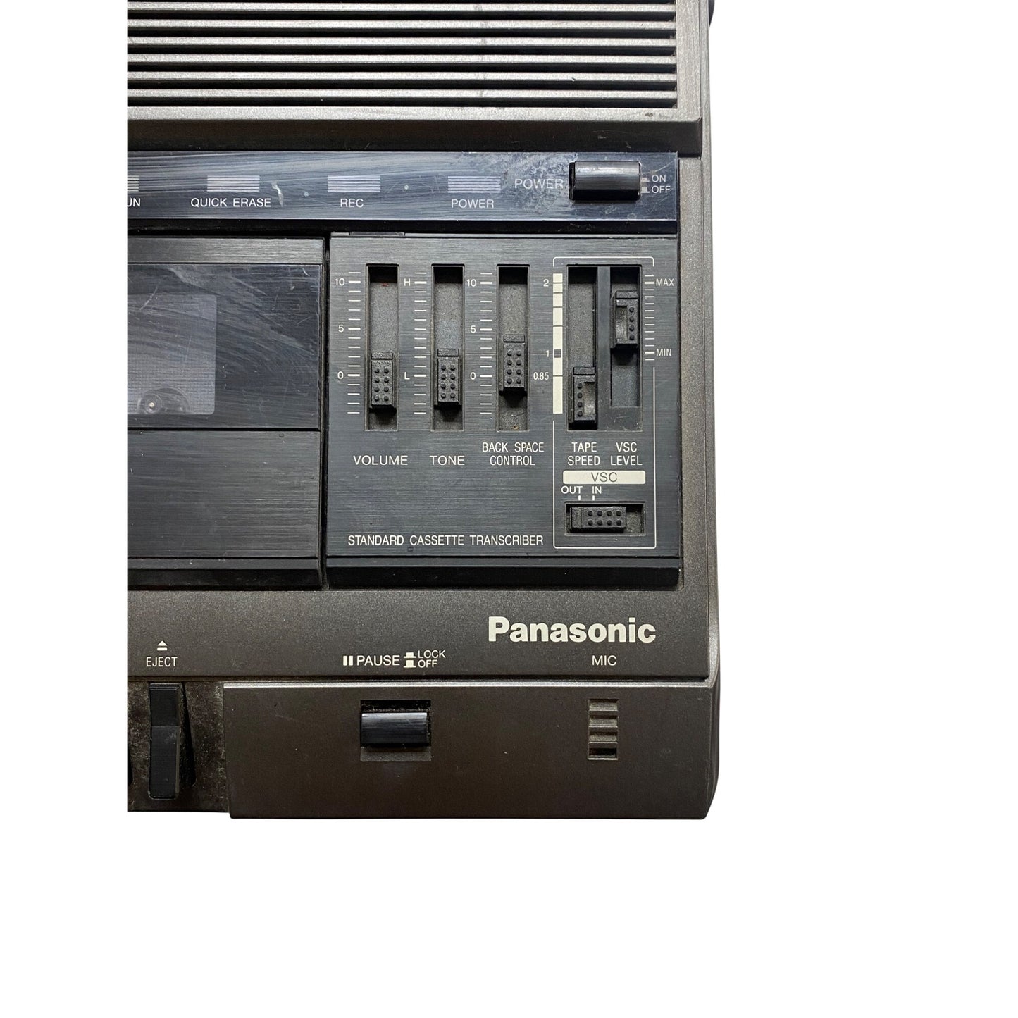 Panasonic VSC RR-830 Standard Cassette Transcriber & RP-2692 Foot Pedal