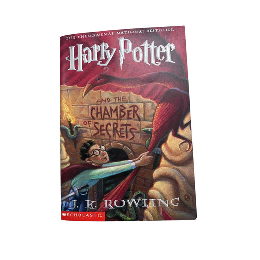 Harry Potter And The Chamber Of Secrets Paperback By J.K. Rowling Scholastic Edition