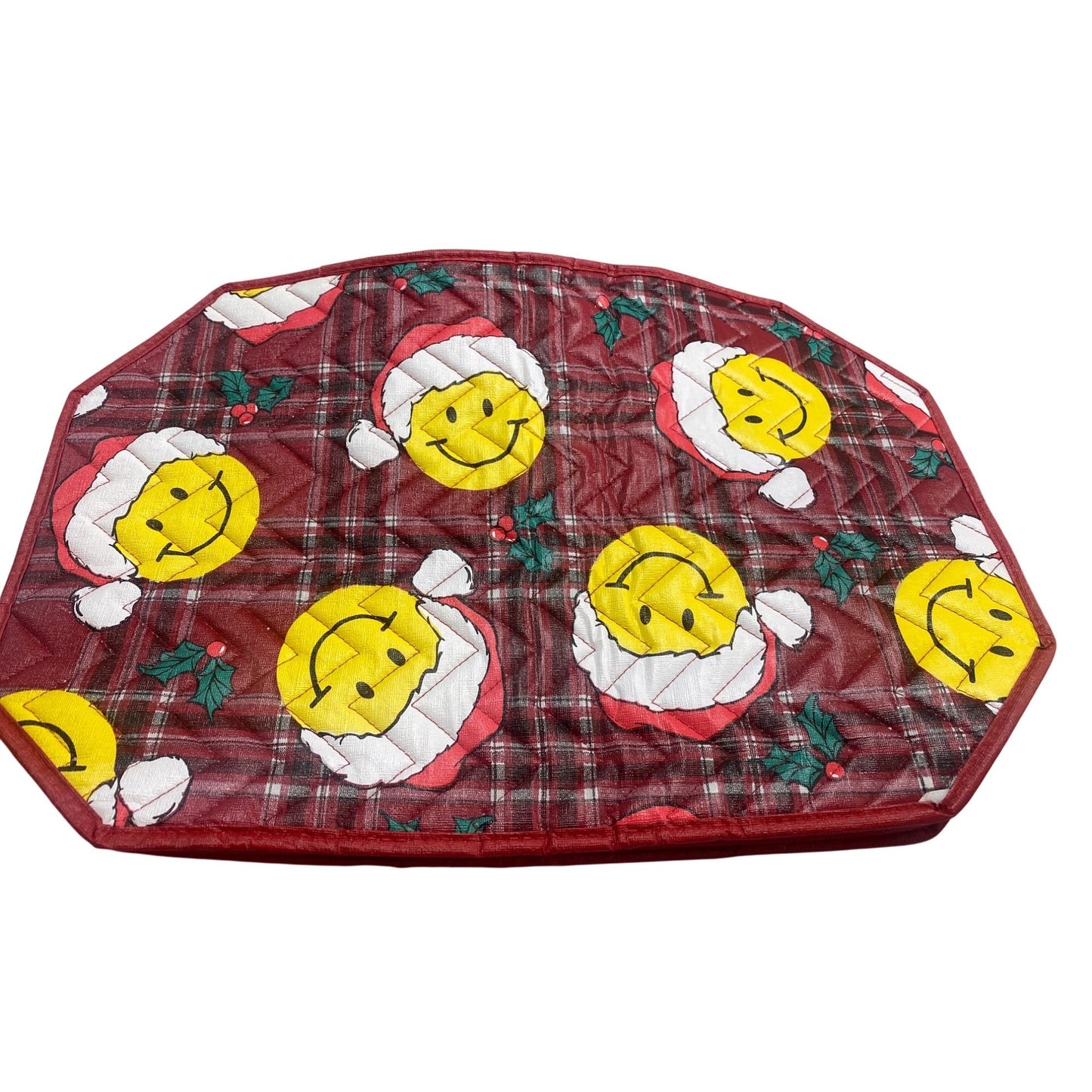 Set Of 4 Quilted Christmas Placemats