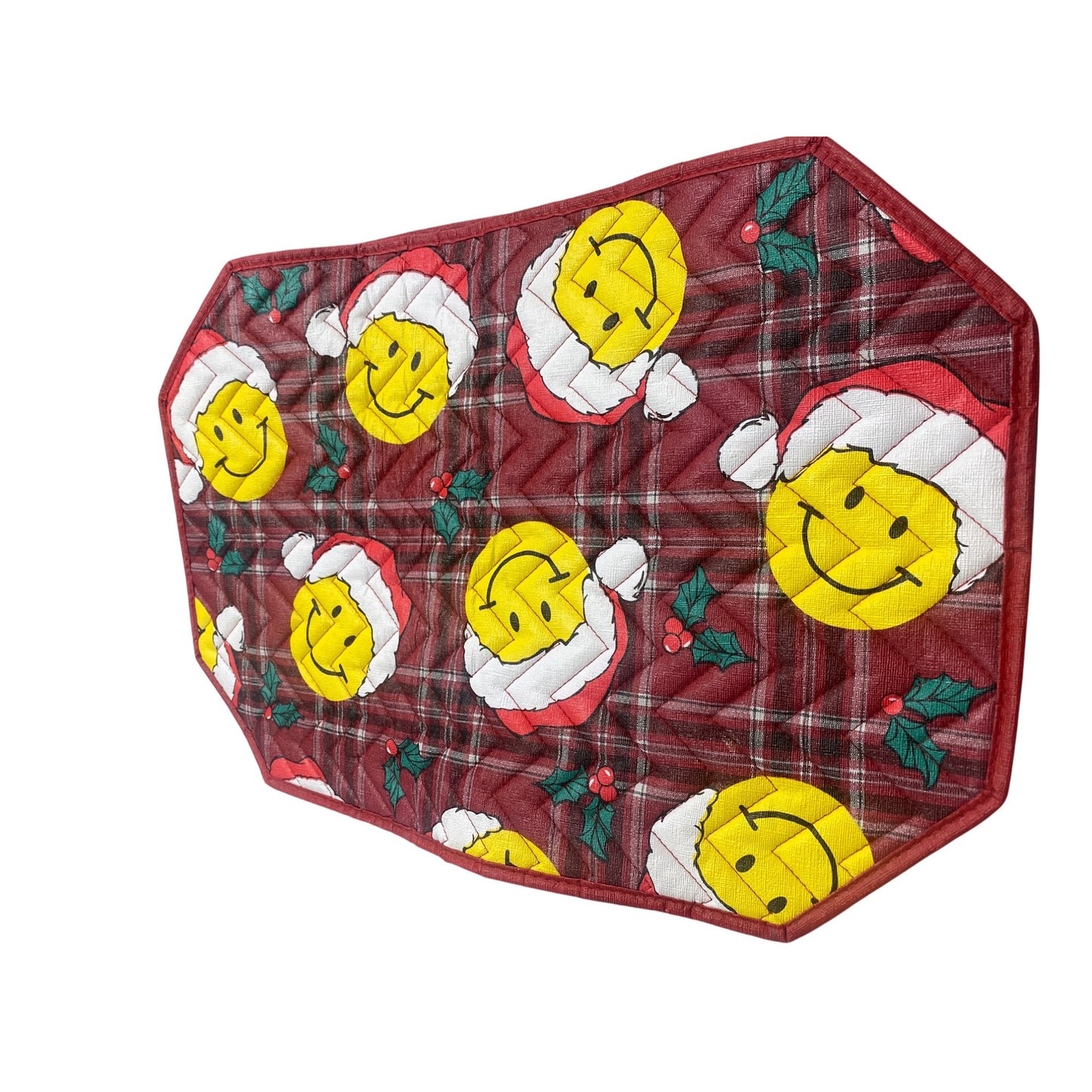 Set Of 4 Quilted Christmas Placemats