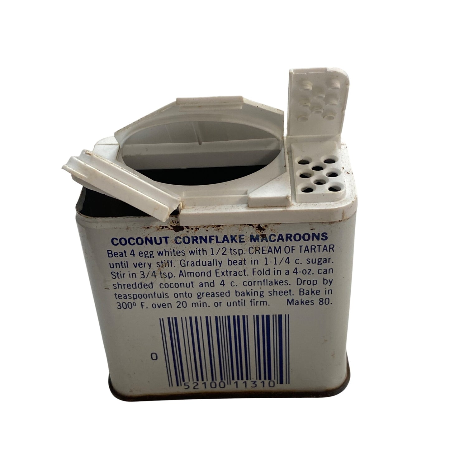 Vintage 1977 Schilling Cream Of Tartar Tin