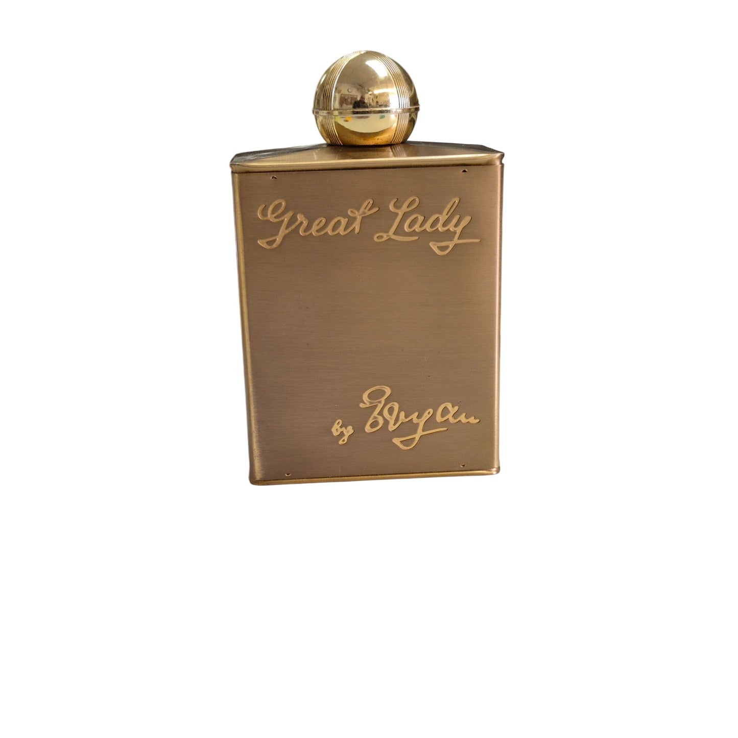 Vintage 1950s Evyan “Great Lady” Perfume Bottle - EMPTY