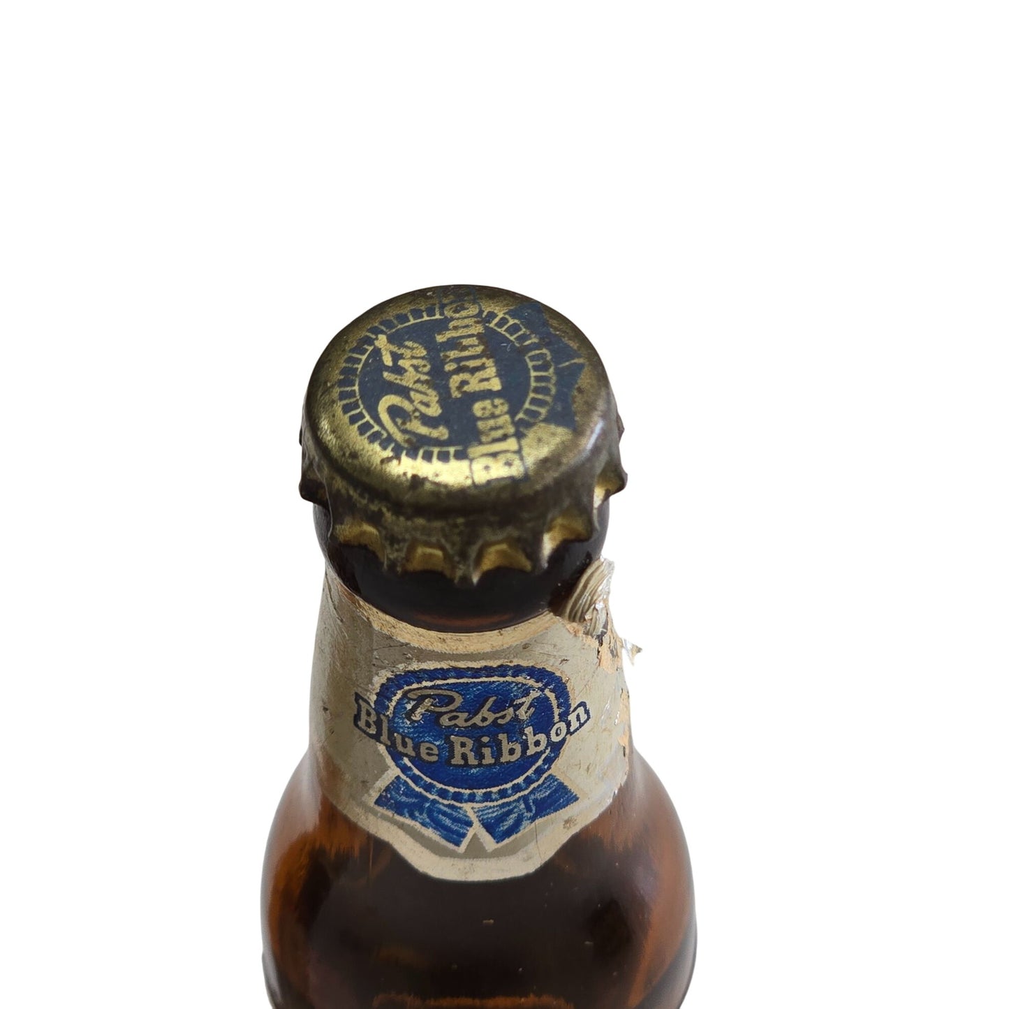 Set Of 2 Vintage Pabst Blue Ribbon Souvenir Bottles