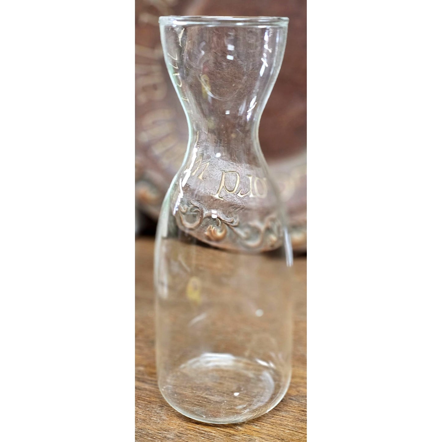 Glass Carafe With Matching Tumbler Lid For Water/Wine Or Juice Elegant & Functional Clear Design