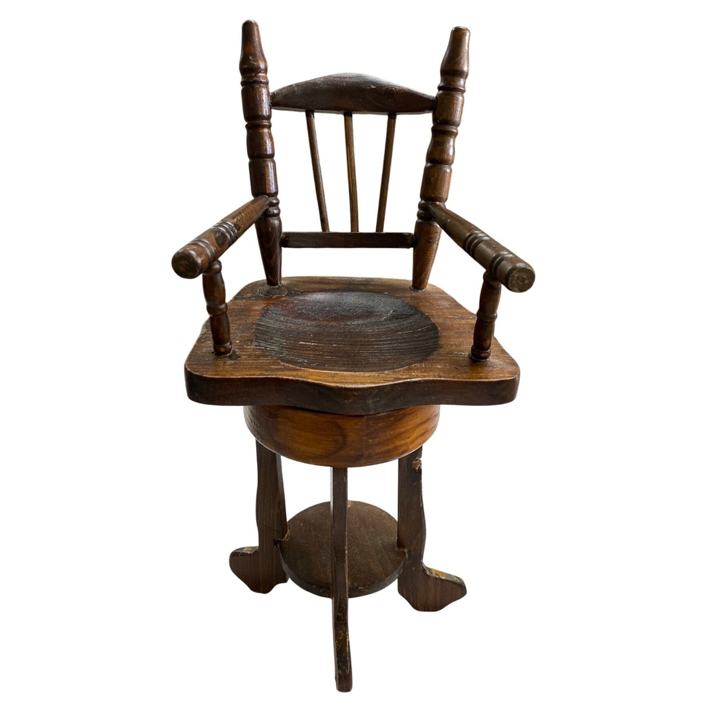 Vintage Porcelain Mother & Baby Doll Set With Rocking Chair