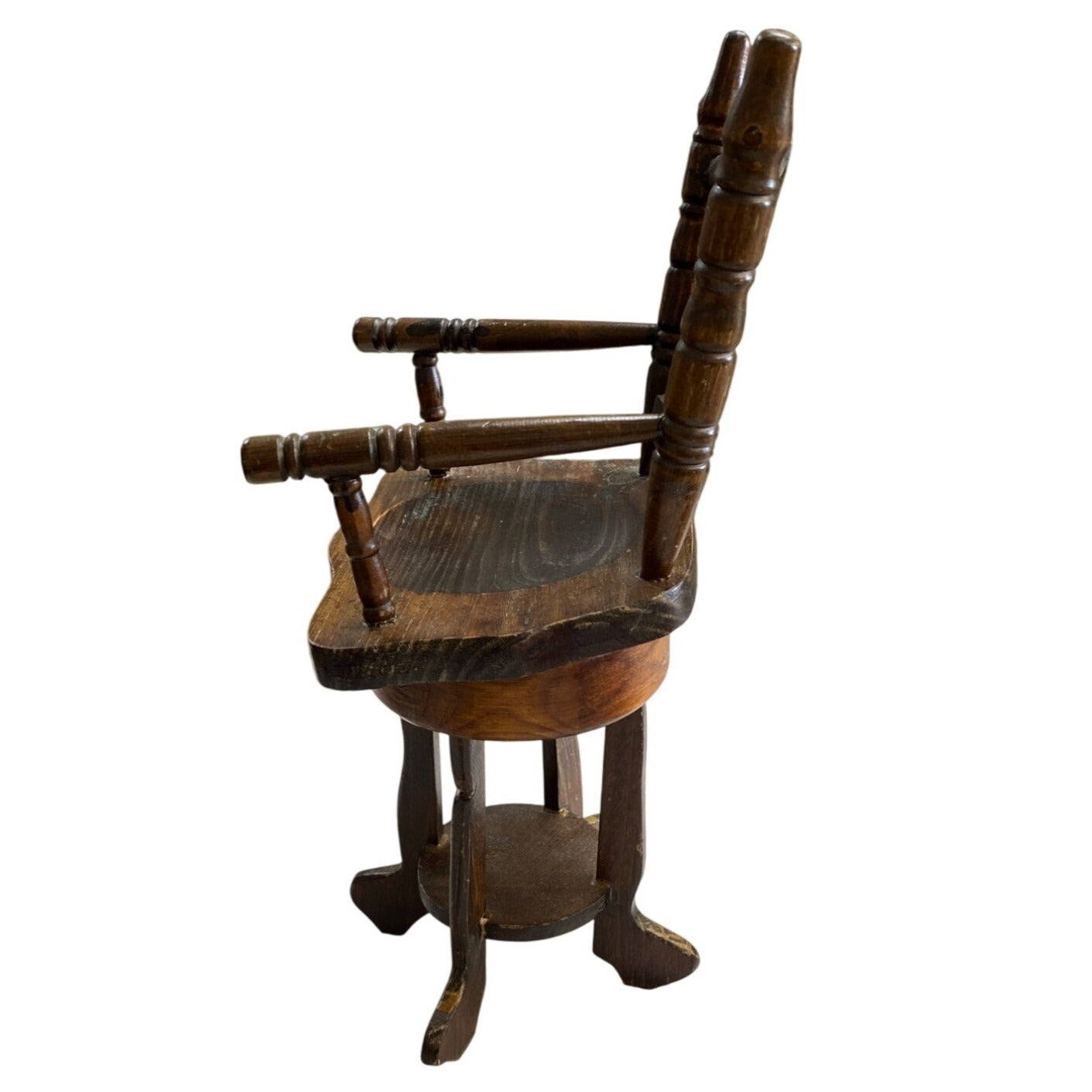 Vintage Porcelain Mother & Baby Doll Set With Rocking Chair